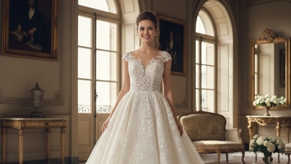 高端婚纱的结构与情感价值