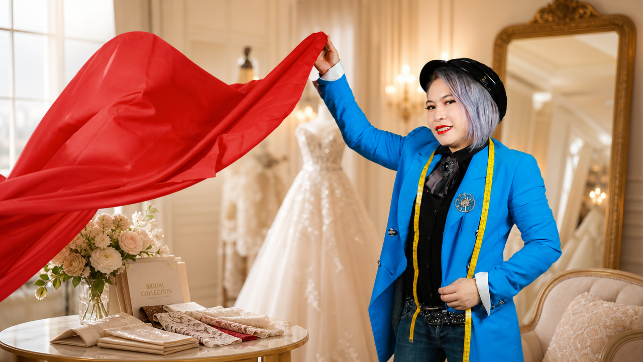 婉乔森评估纪念价值与高价值服装 Mallika Thaidress